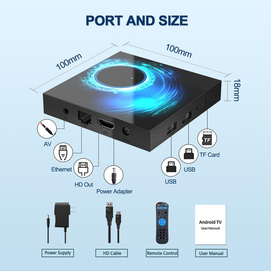 TV Box 10.0 4GB RAM 64GB ROM